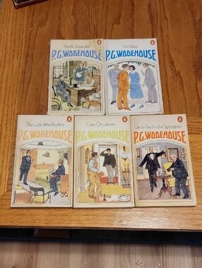 P.G. Wodehouse Vintage Paperback Book Lot Of 5